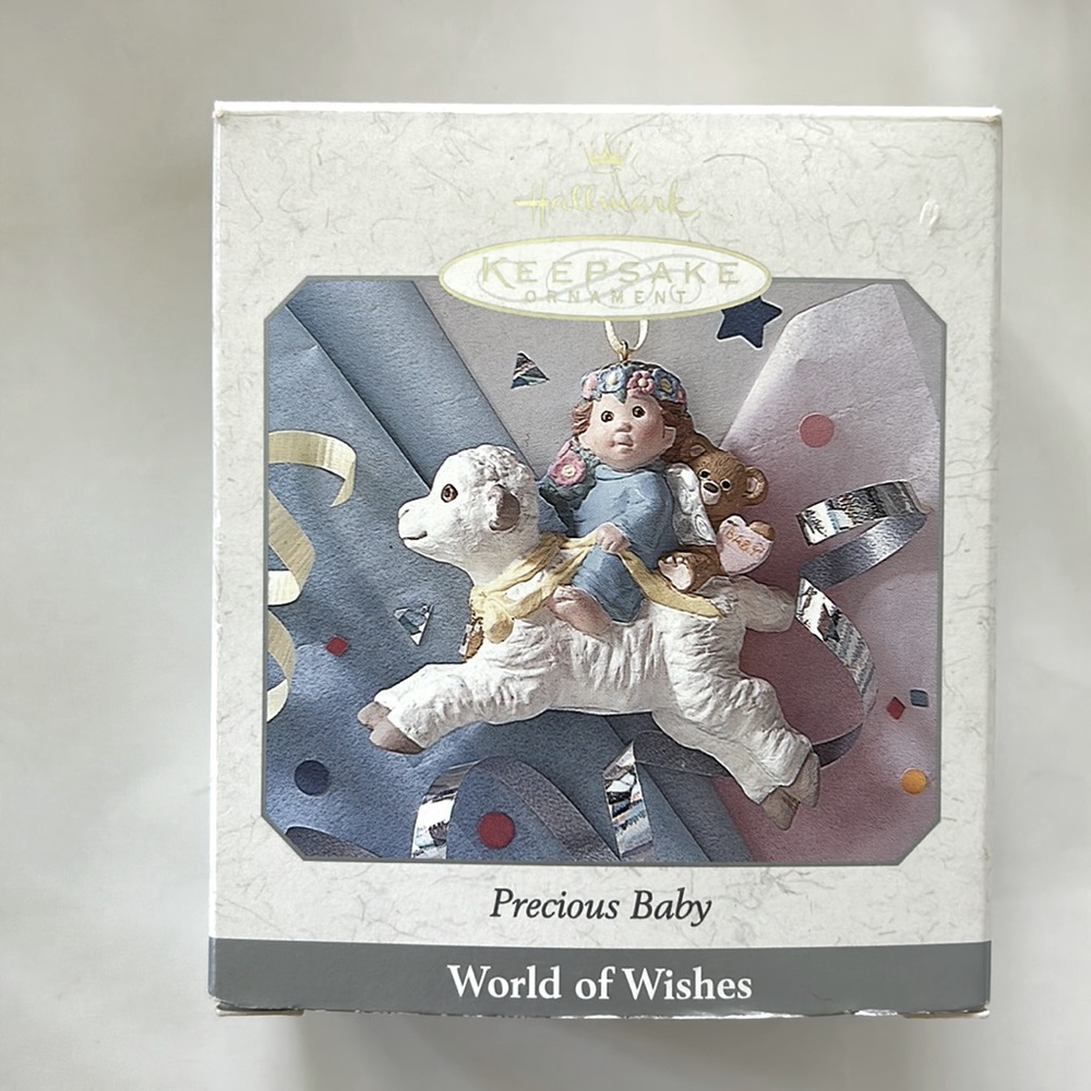Hallmark Keepsake Ornament World of Wishes Precious Baby - Picture 6 of 8